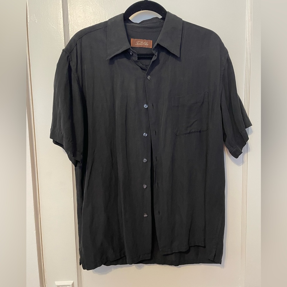 Tasso Elba Silk/linen shirt